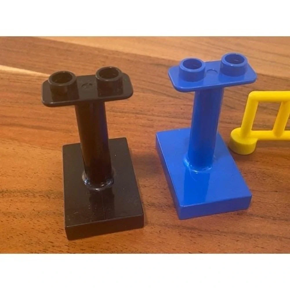 LEGO Duplo Specialty Pieces Lot of 50 Zoo Tiger Piston Cup Octan Racing Trophy